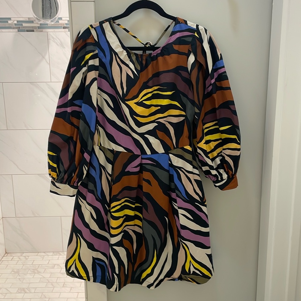 Who What Wear colorful dress